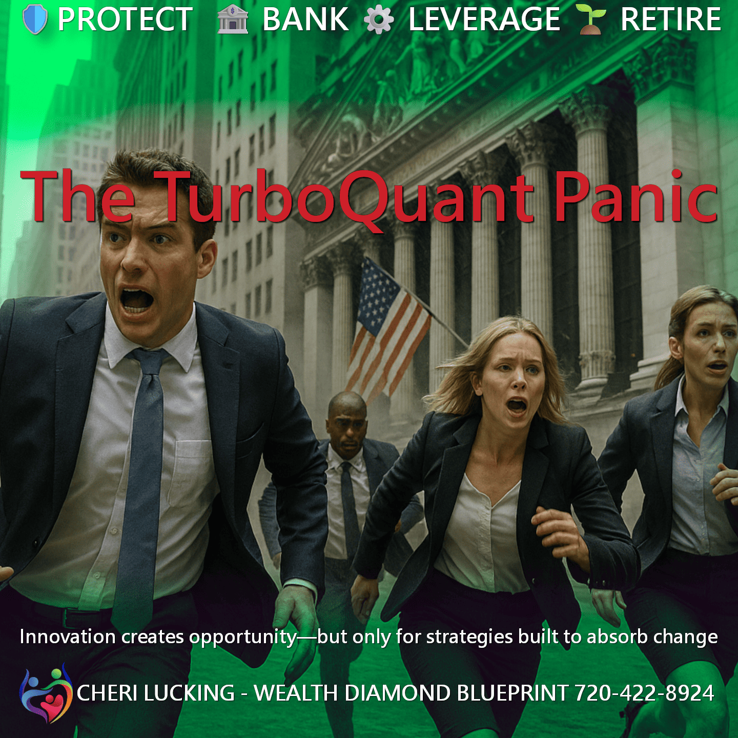 The TurboQuant Panic People running away from the stock market..