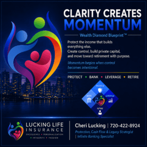 Clarity Creates Momentum Most people want to build wealth, retire comfortably, and leave a meaningful legacy. The wealth Diamond Blueprint from Lucking Life Insurance creates that.