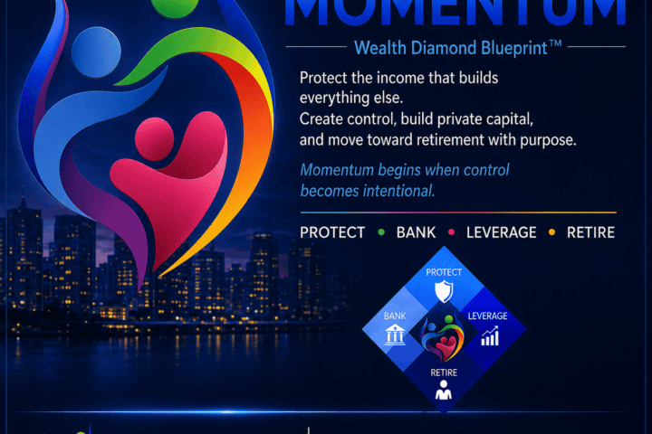 Clarity Creates Momentum Most people want to build wealth, retire comfortably, and leave a meaningful legacy. The wealth Diamond Blueprint from Lucking Life Insurance creates that.