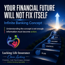 your financial future will not fix itself, here is a solution. A strategy that uses infinite banking